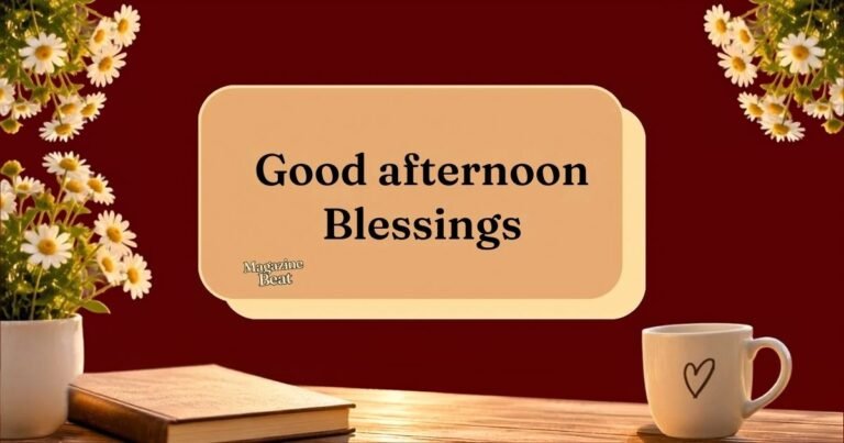 Good afternoon Blessings