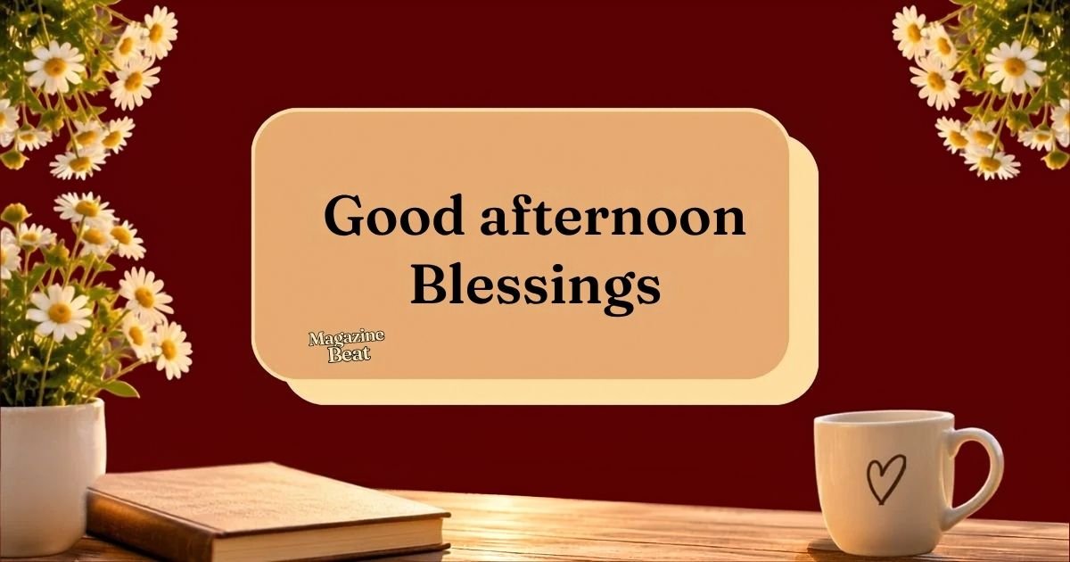 Good afternoon Blessings