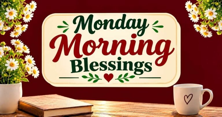 Monday Morning Blessings