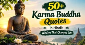 50+ Karma Buddha Quotes in Hindi Wisdom That Changes Life
