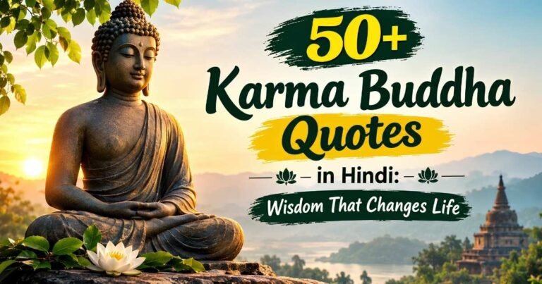 50+ Karma Buddha Quotes in Hindi Wisdom That Changes Life