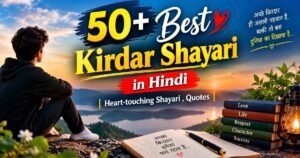 50+Best Kirdar Shayari in Hindi Heart-touching Shayari , Quotes