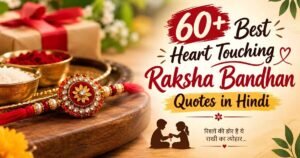 60+ Best Heart Touching Raksha Bandhan Quotes in Hindi