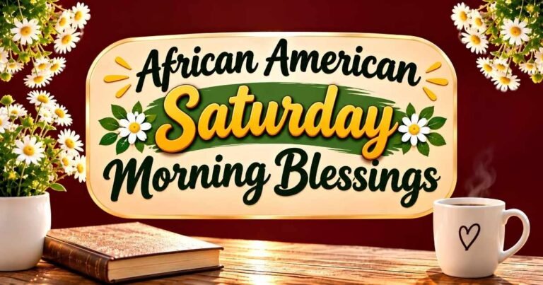 African American Saturday Morning Blessings