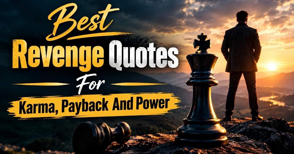 Best Revenge Quotes For Karma, Payback And Power
