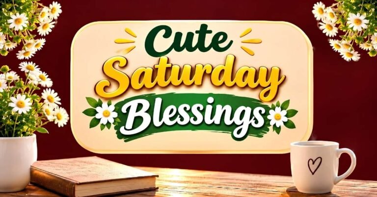 Cute Saturday Blessings