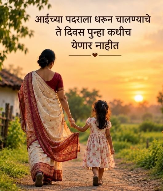 Emotional Mother Daughter Quotes In Marathi (1)