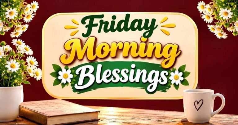 Friday Morning Blessings