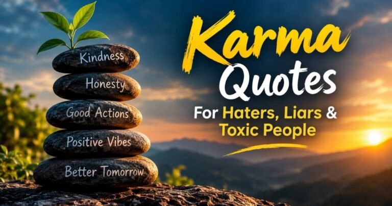 Karma Quotes For Haters, Liars & Toxic People