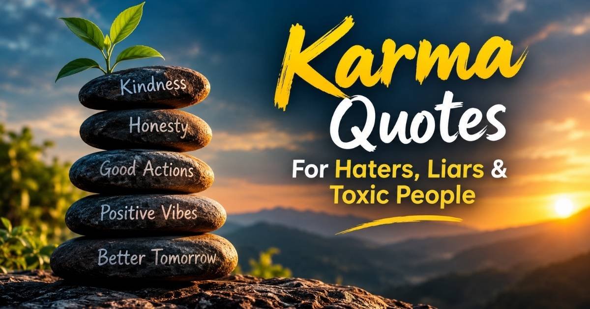 Karma Quotes For Haters, Liars & Toxic People