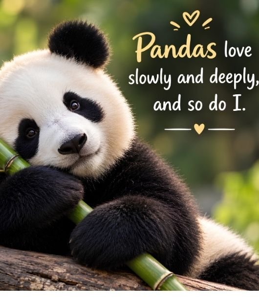 Panda Quotes Love