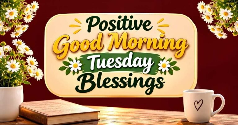 Positive Good Morning Tuesday Blessings