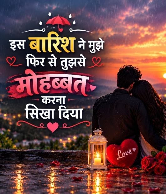 Romantic Sawan Quotes in Hindi