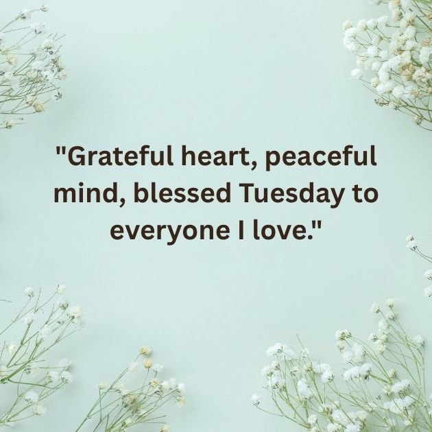 Thankful Tuesday Blessings Images